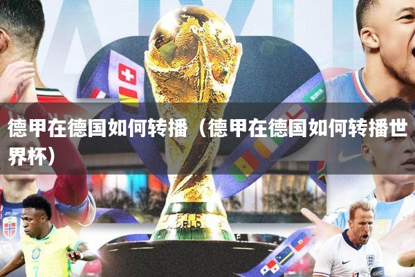 德甲在德国如何转播(德甲在德国如何转播世界杯)